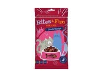 AKINU Bites & Fun Stripsy kachní pro kočky 60 g
