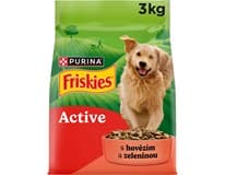Friskies Active granule pro psy hovězí 3 kg