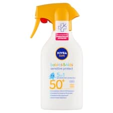 Nivea Sun Sensitive Protect Dětský sprej na opalování OF 50+ 250ml