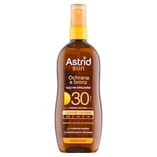 Astrid Sun Ochrana a bronz olej na opalování SPF 30 200ml