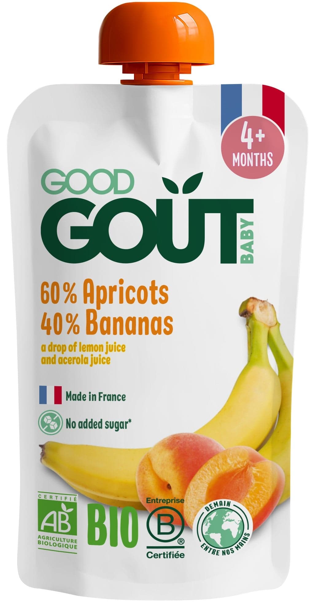 Good Gout BIO Kapsička meruňka a banán