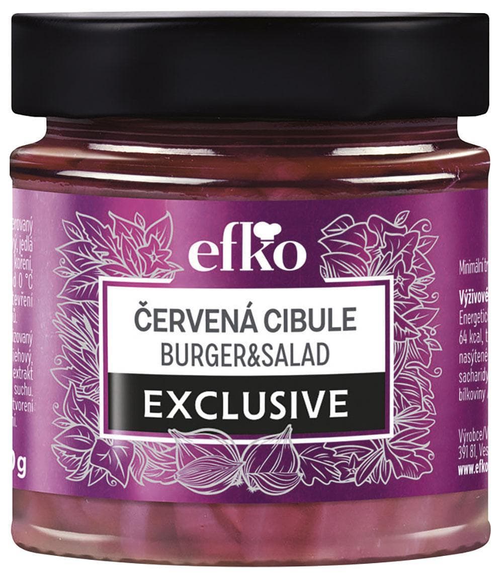 Efko Exclusive Červená cibule Burger & Salad