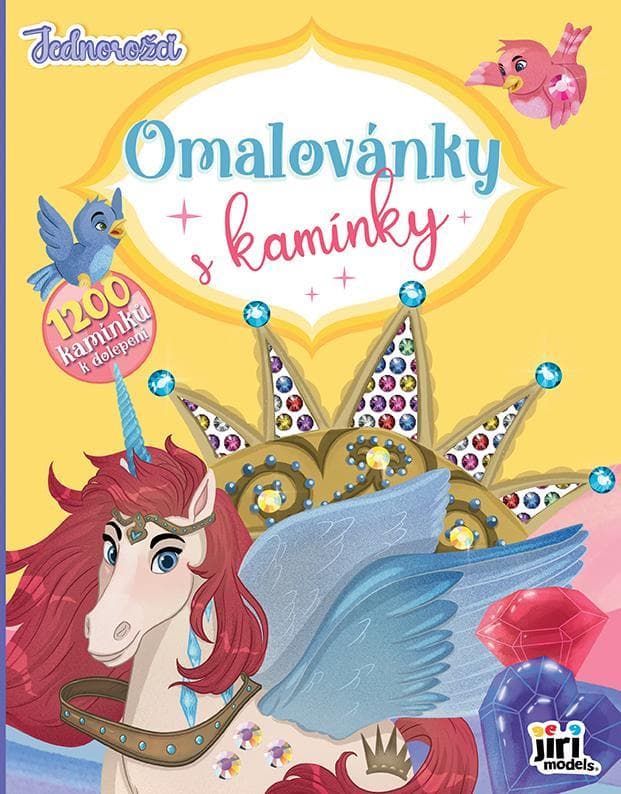 JIRI MODELS Omalovánky s kamínky Jednorožci