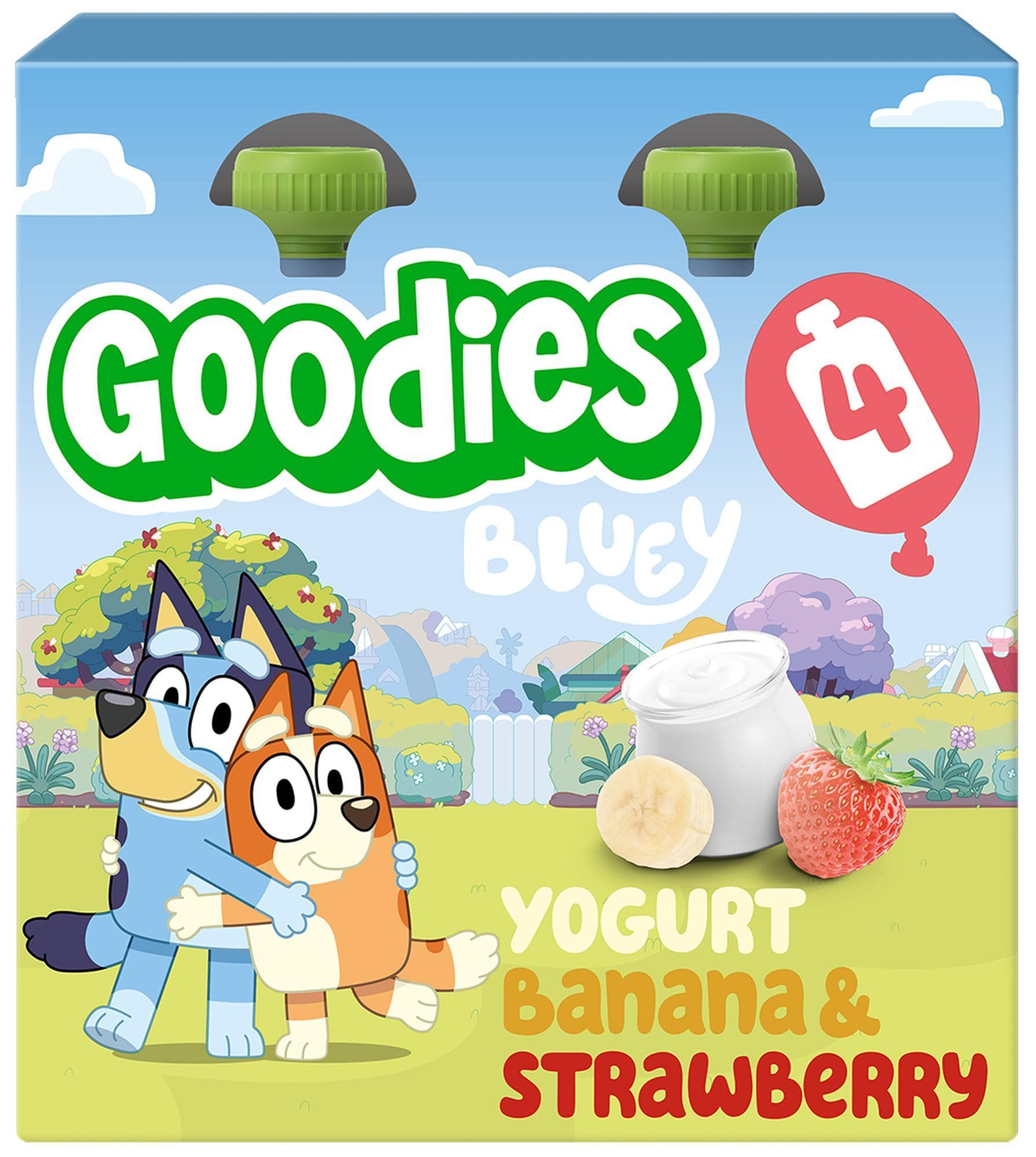 Goodies Kapsička Bluey jogurt, banán a jahoda 4×100 g