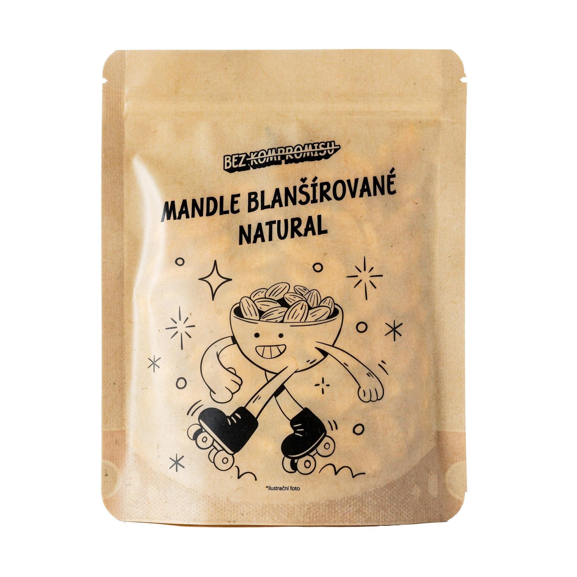 Mandle blanšírované natural