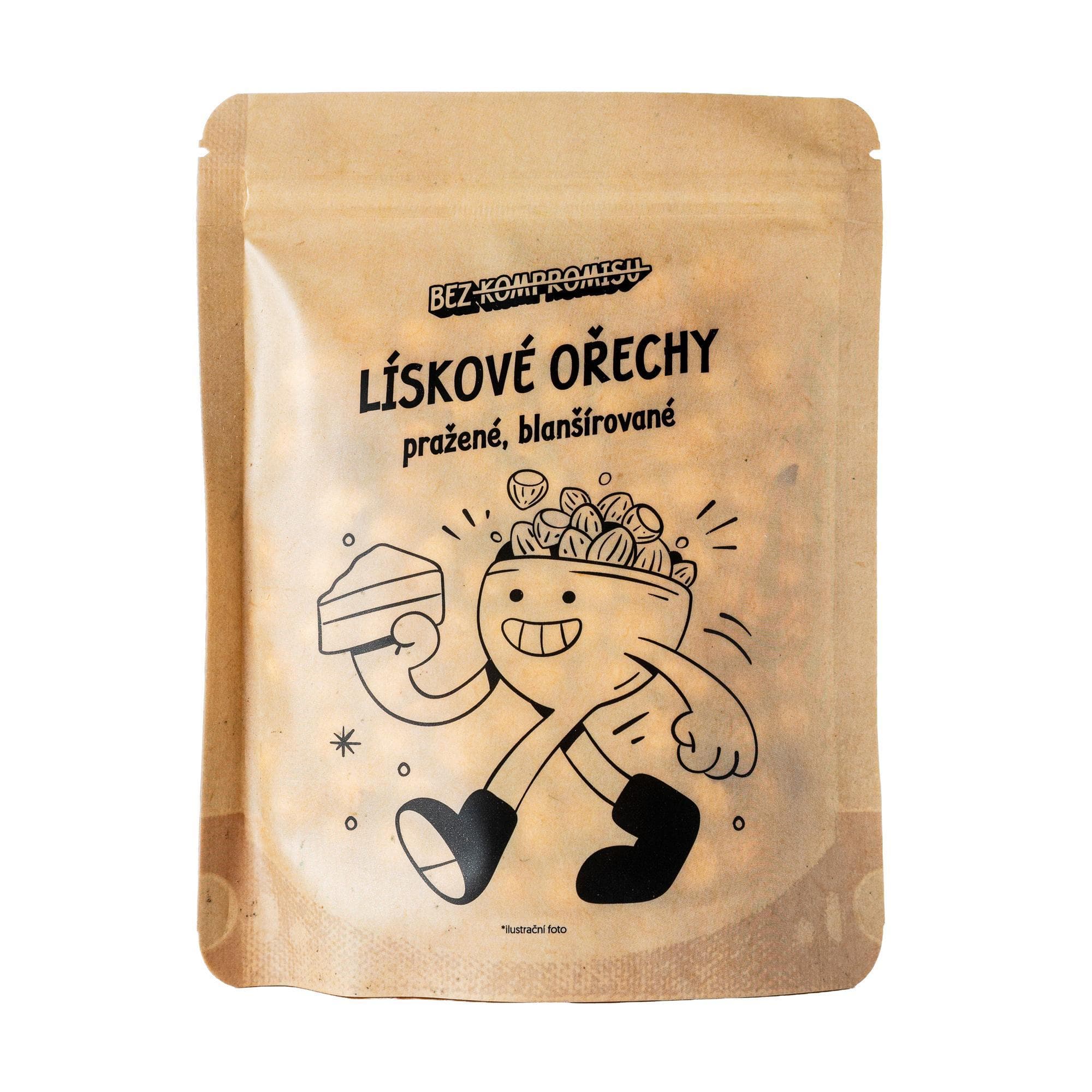 Lískové ořechy pražené blanšírované