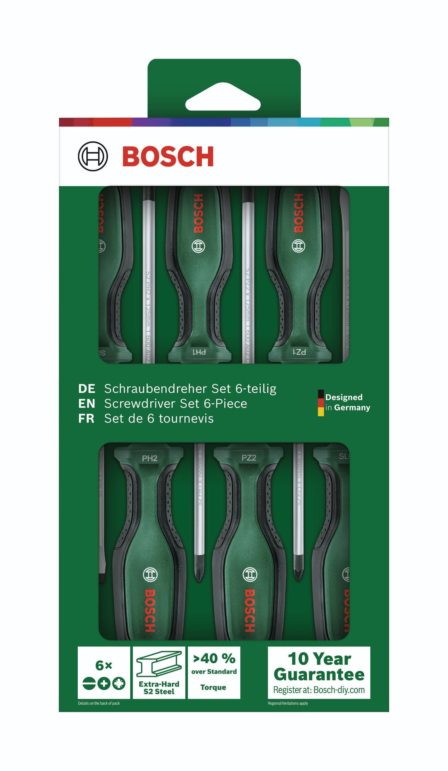 Bosch Sada šroubováků 6 ks