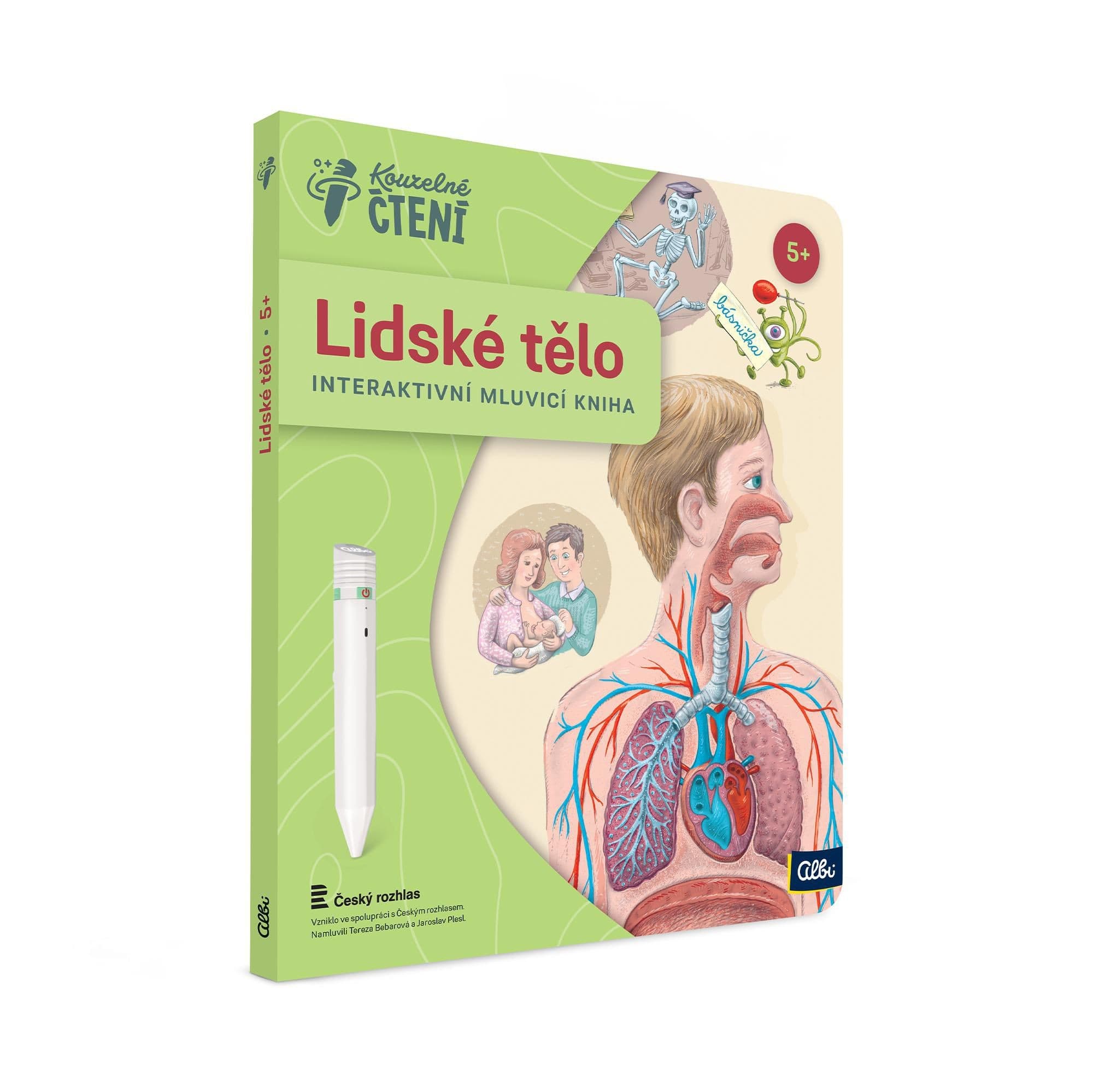 Albi Kouzelné čtení Kniha Lidské tělo
