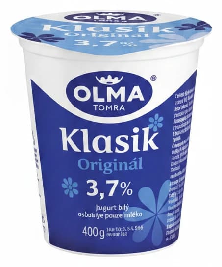 OLMA Klasik Originál jogurt bílý