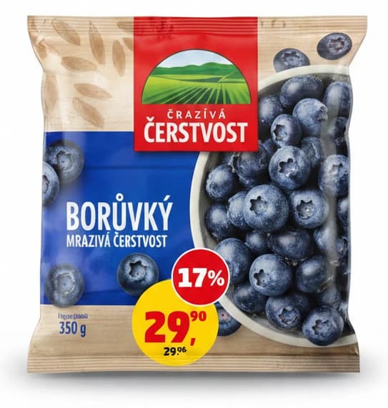 Borůvky mrazivá čerstvost