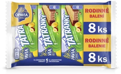 Opavia Tatranky s lískovými oříšky, XXL balení (8ks)
