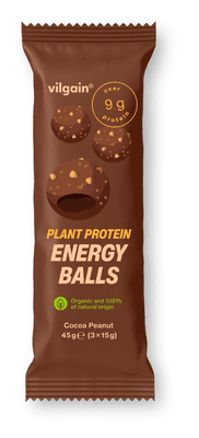 Vilgain Plant Protein Energy Balls BIO kakao 3x15g