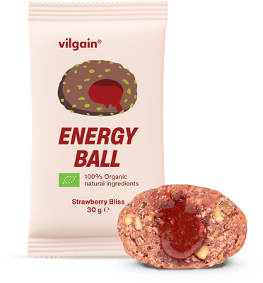 Vilgain Energy Ball BIO jahodový džem