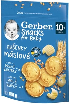 Gerber Snacks máslové sušenky