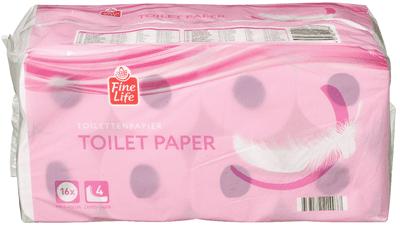 Fine Life Toaletní papír, 4vrstvý, 16 ks