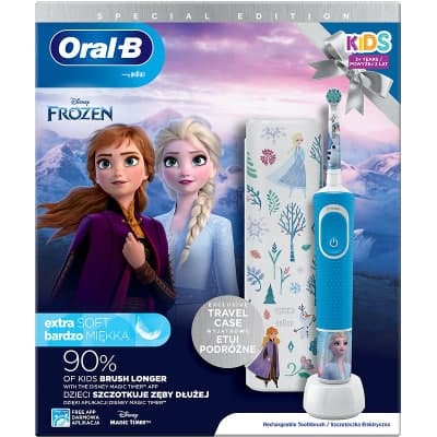 Oral-B Elektrický kartáček Vitality Pro Kids Frozen + cestovní pouzdro