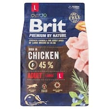 Brit Premium by Nature Adult L kompletní krmivo pro psy 3 kg
