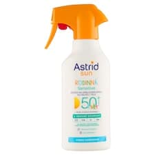 Astrid Sun Sensitive rodinné mléko na opalování ve spreji SP 50+ 270ml