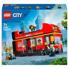 LEGO City 60407 Červený dvoupodlažní vyhlídkový autobus