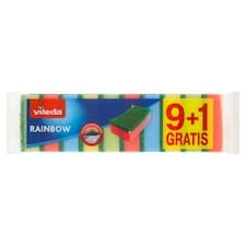 Vileda Rainbow houbičky na nádobí 9+1 ks