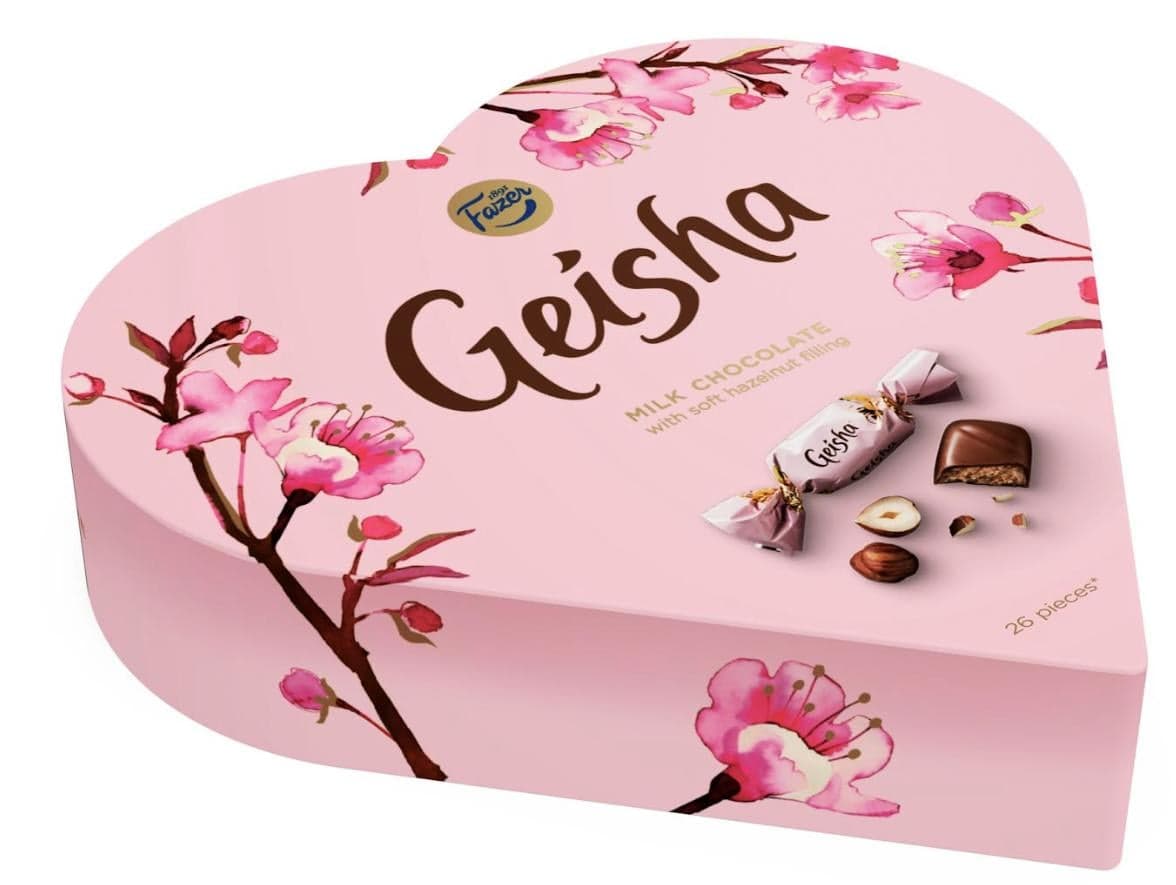 Geisha Mléčné pralinky srdce
