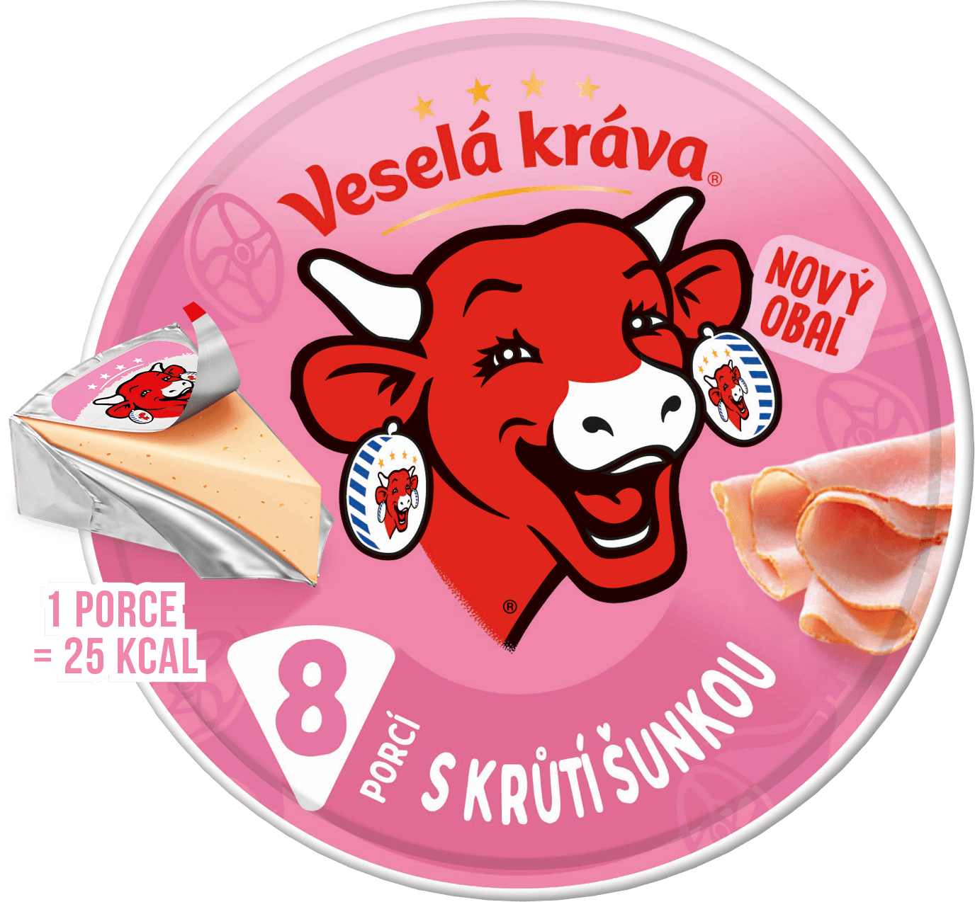 Veselá kráva S krůtí šunkou