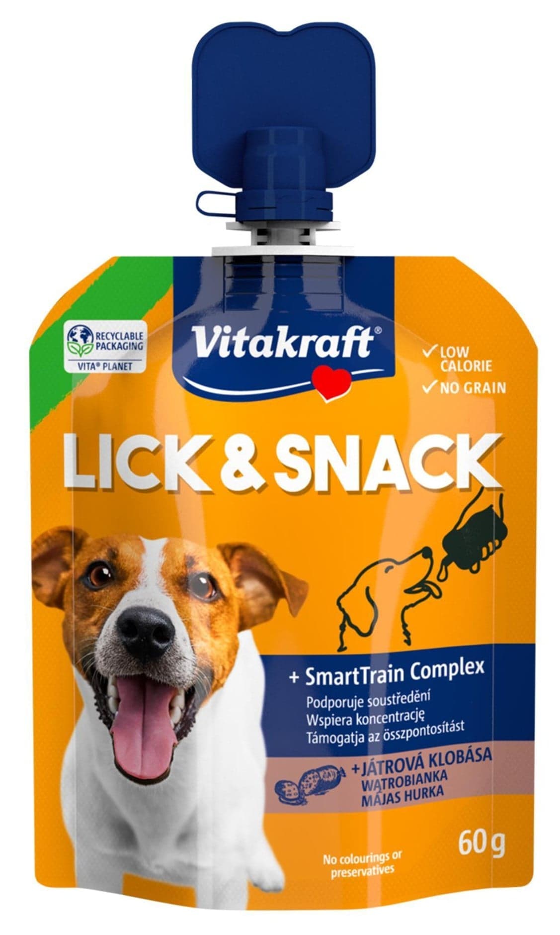 Vitakraft Lick & Snack játrová pasta pro psy