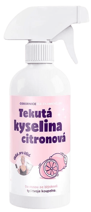 Úklid pro klid Tekutá kyselina citrónová