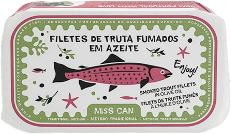 Miss Can Uzené pstruží filety v olivovém oleji