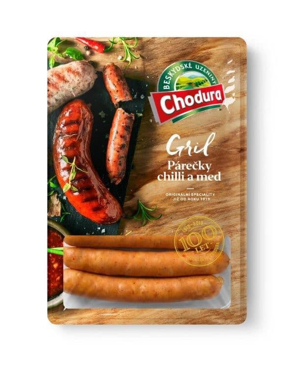 Chodura Gril Párečky chilli a med 270g