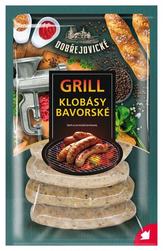 Dobřejovické Bavorská klobása 400 g