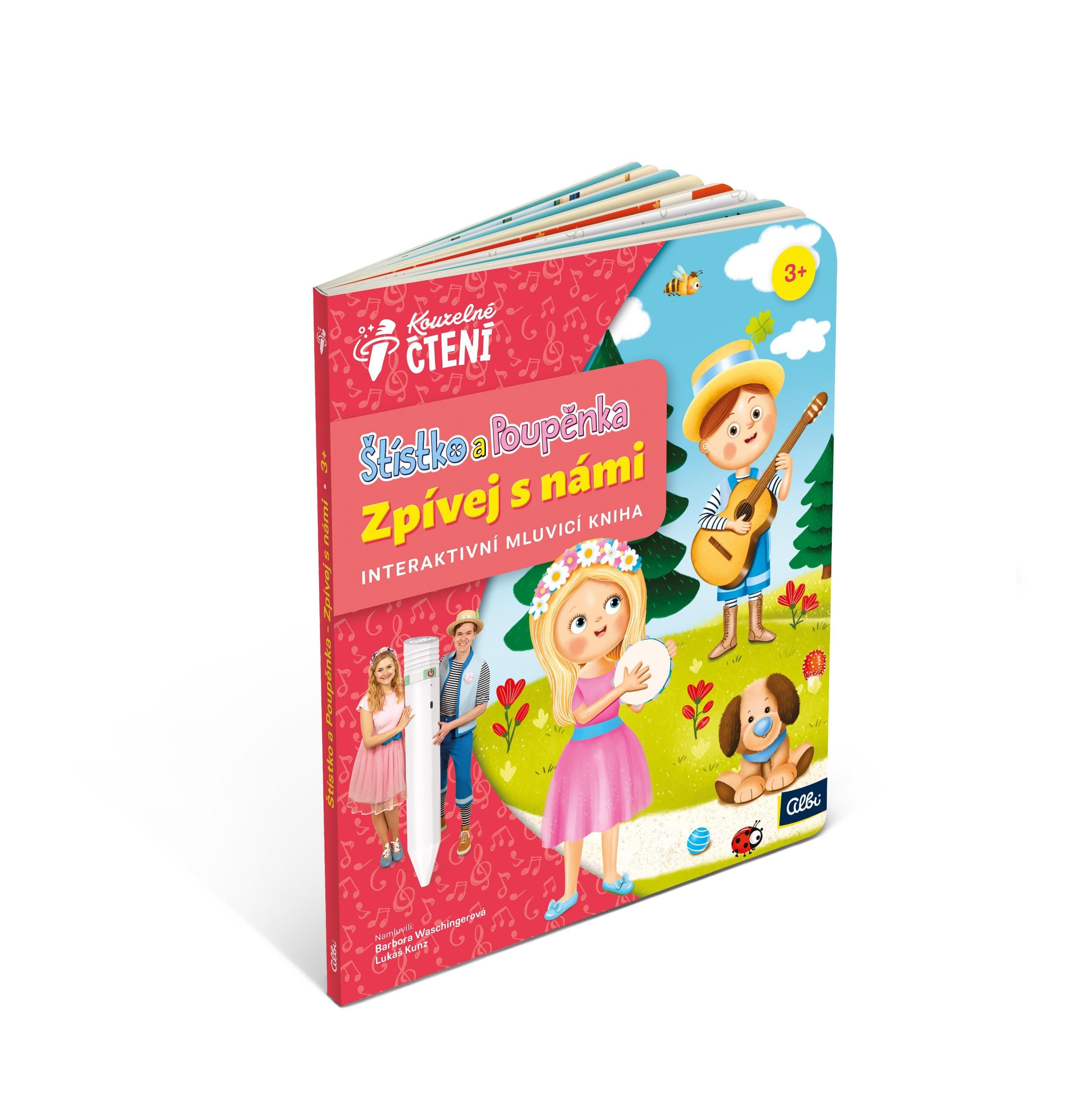 Albi KČ Kniha Štístko a Poupěnka - Zpívej s námi