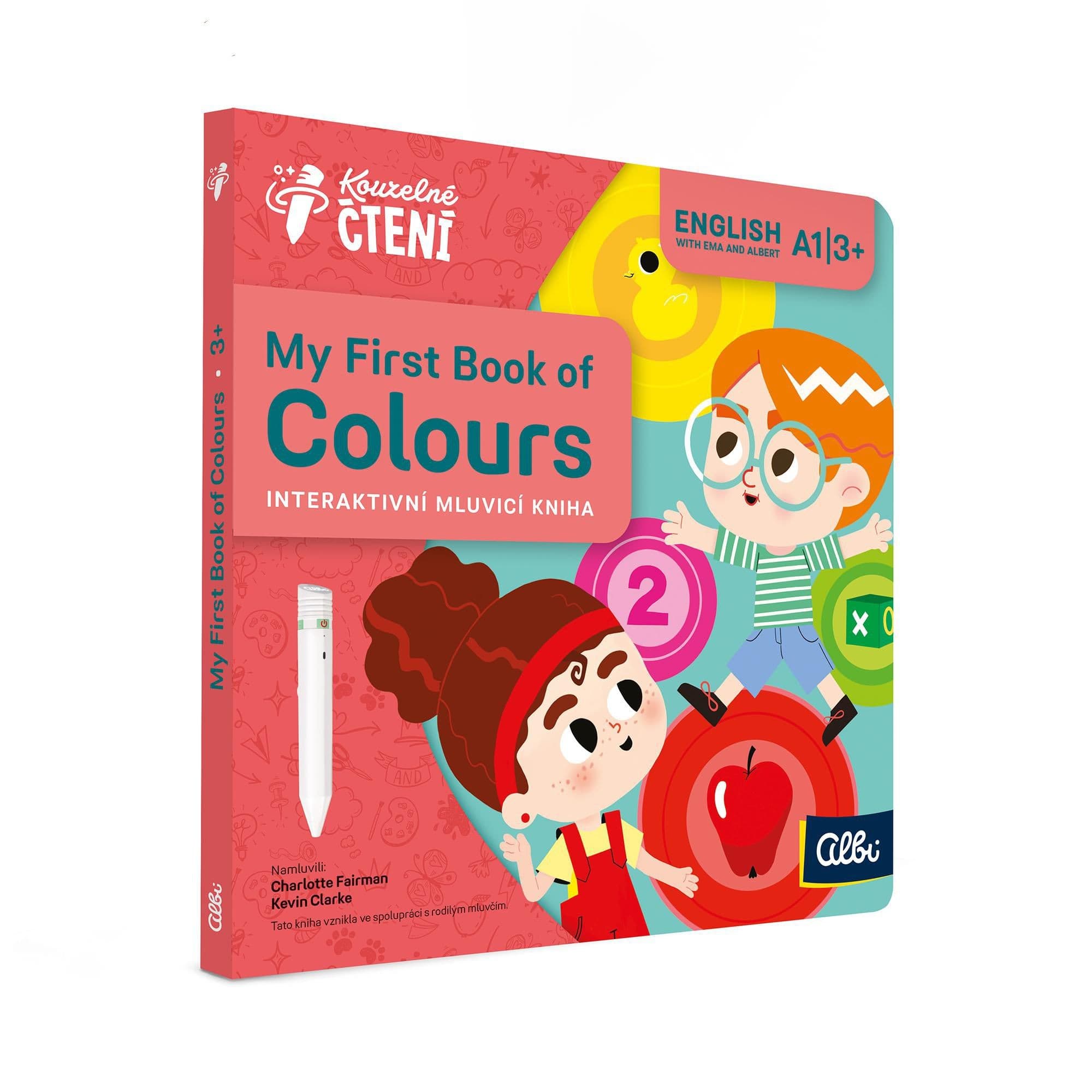 Albi KČ Kniha My First English 1 - Colours CZ