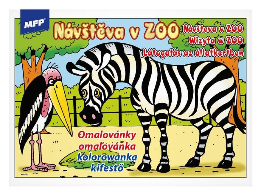 MFP Omalovánky A5 Návštěva v ZOO