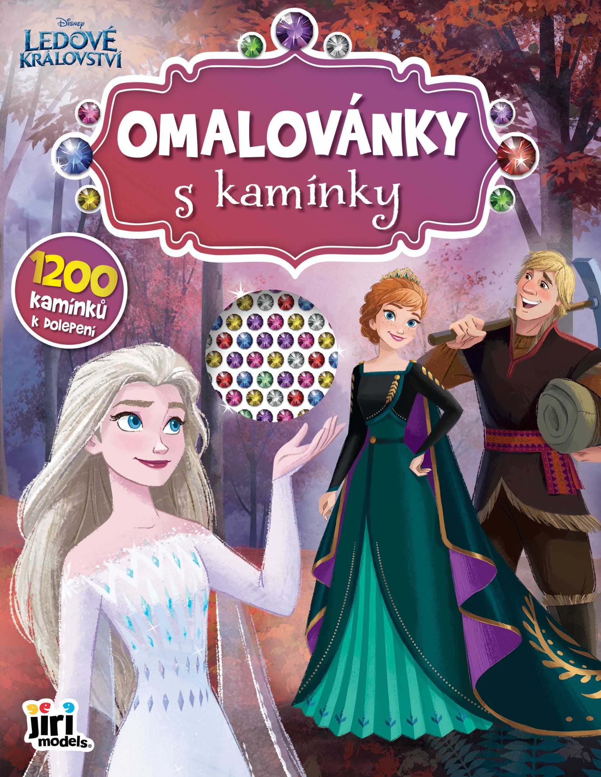 Jiri Models Omalovánky s kamínky Ledové království