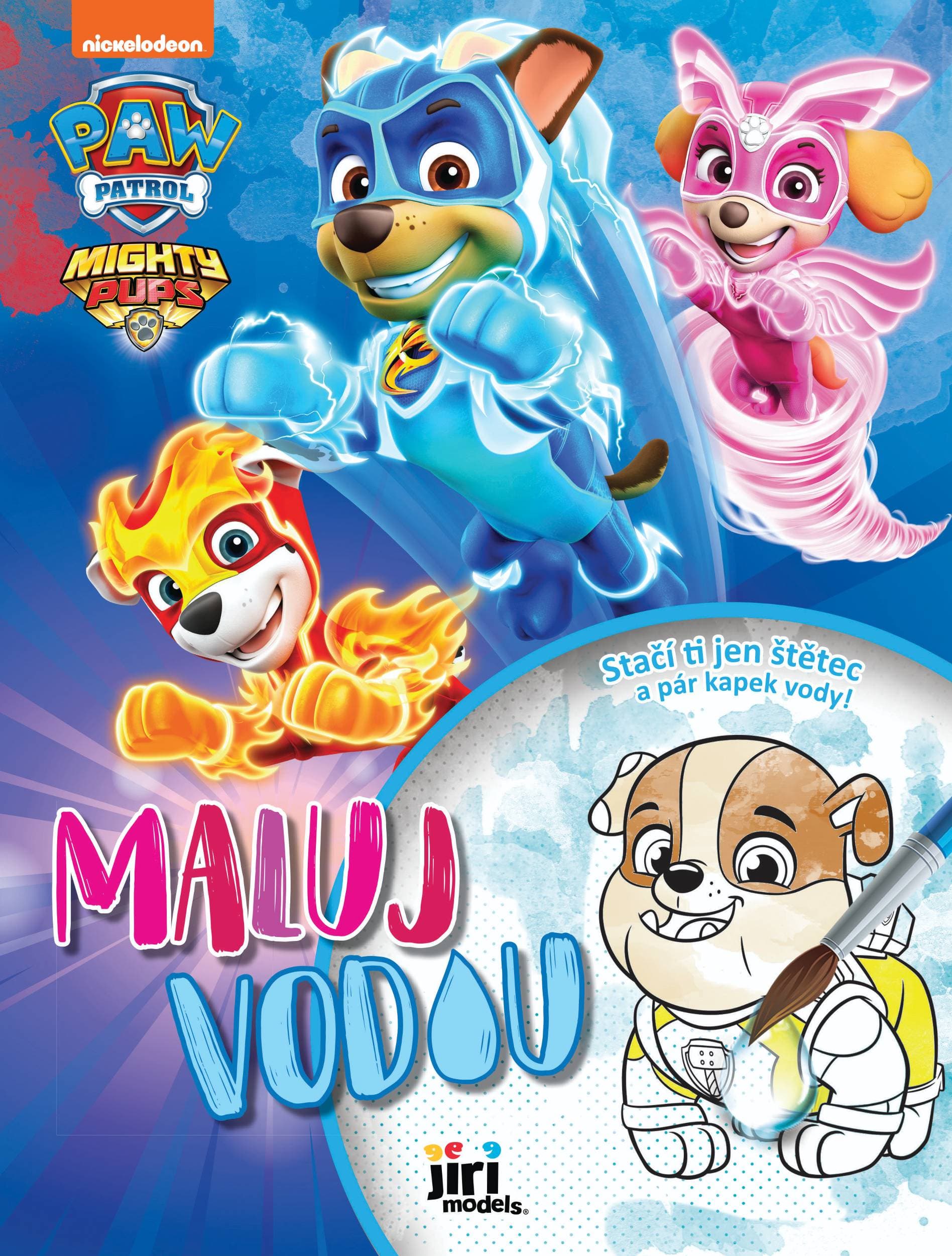 Jiri Models Maluj vodou A4 Tlapková patrola