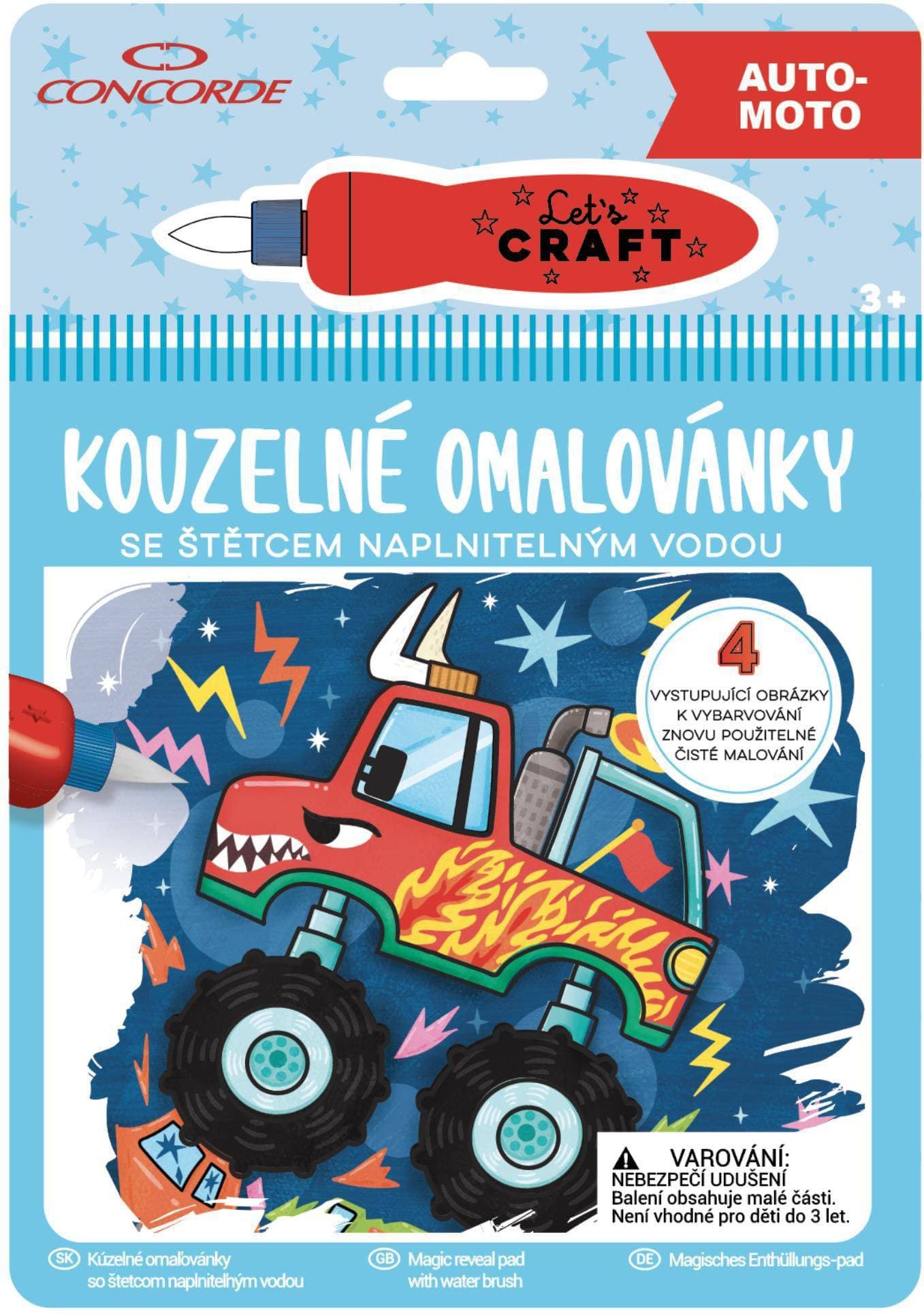 Concorde, Kouzelné omalovánky, Auto-moto