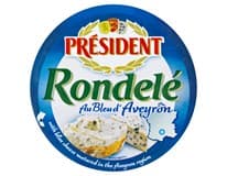 PRÉSIDENT Rondelé Nezrající sýr se sýrem s modrou plísní chlaz. 3 x 100 g
