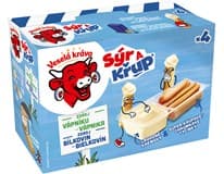Veselá kráva Sýr a křup přírodní chlaz. 140 g/4 ks