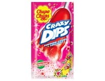 Chupa Chups Crazy Dips Strawberry/jahoha lízátko 24 x 14 g