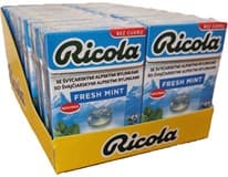 Ricola Fresh Mint/máta Bonbóny bez cukru 20 x 40 g