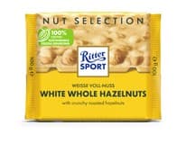 Ritter Sport Čokoláda bílá celé ořechy 100 g