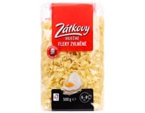 Zátkovy těstoviny Fleky zvlněné vaječné 12 x 500 g