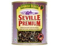 SEVILLE PREMIUM Olivy černé krájené 3 kg