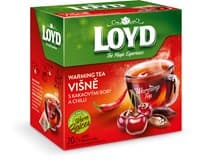 LOYD Warming Tea Višeň s kakaovými boby a chilli 20 x 2 g