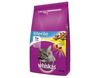 Whiskas Sterile kuře granule pro kočky 1,4 kg