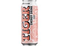 TIGER Zero Peach energetický nápoj 12 x 500 ml plech