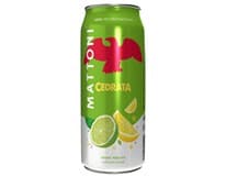 MATTONI Cedrata Voda minerální ochucená citrusy 4 x 500 ml plech