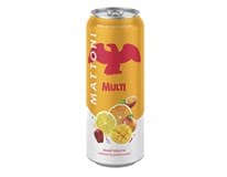 MATTONI Multi Voda minerální jemně perlivá tropické ovoce 4 x 500 ml plech