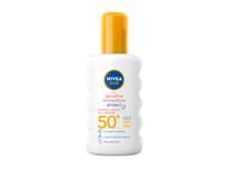 NIVEA Sun Sensitive Sprej na opalování OF50 200 ml